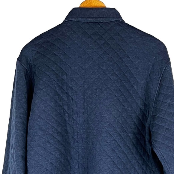 TAILOR VINTAGE PURETEC COOL QUILTED BUTTON FRONT SHIRT NWOT MEN'S SIZE MEDIUM - Picture 8 of 13